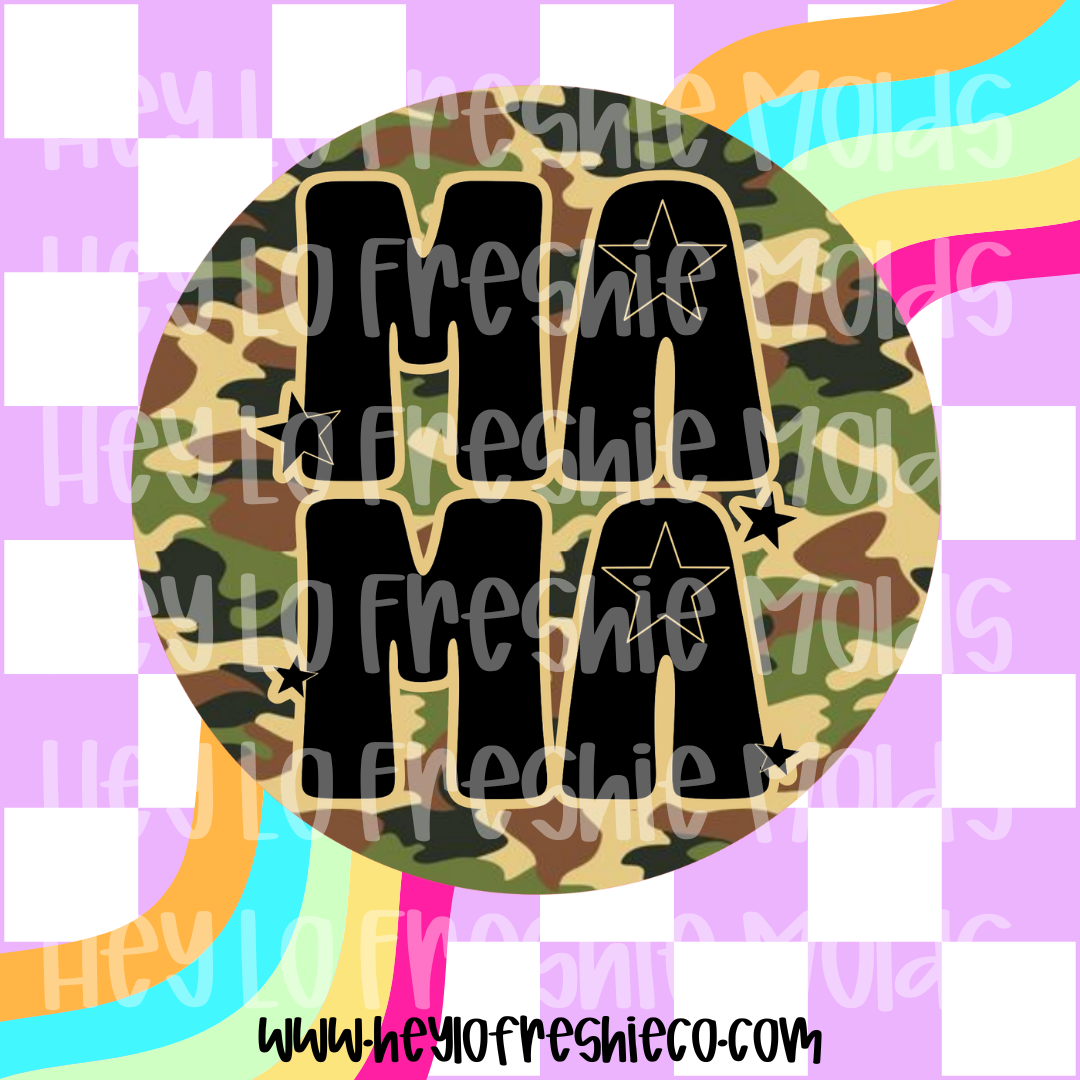 Round Cardstock | Camo Mama