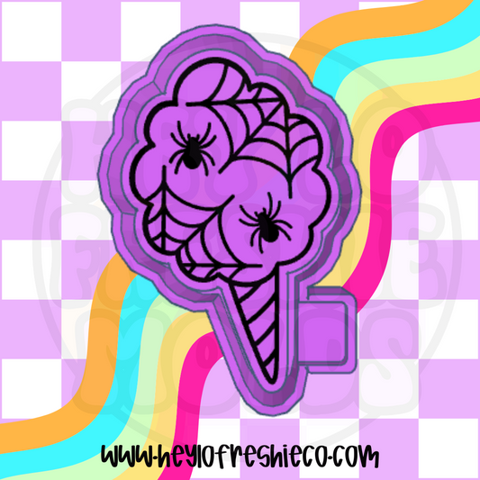 Spider Cotton Candy Silicone Mold