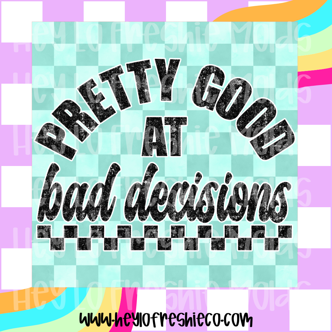 Square Cardstock | Pretty Good At Bad Decisions