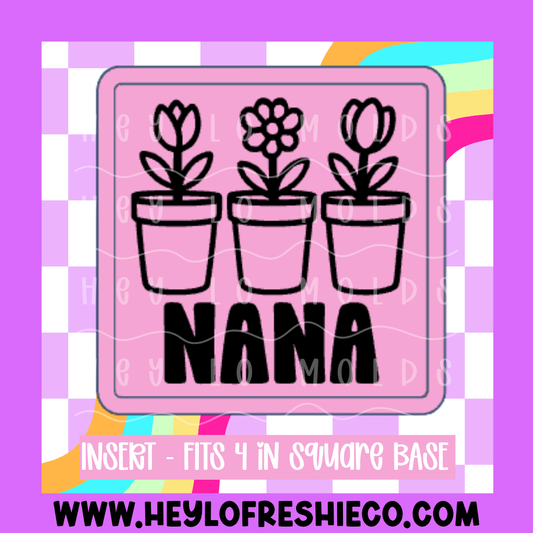 Square Insert - Nana Flower Pots