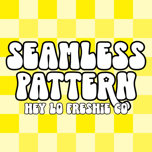 SEAMLESS PATTERN DIGITAL DOWNLOAD: Yellow Checkers